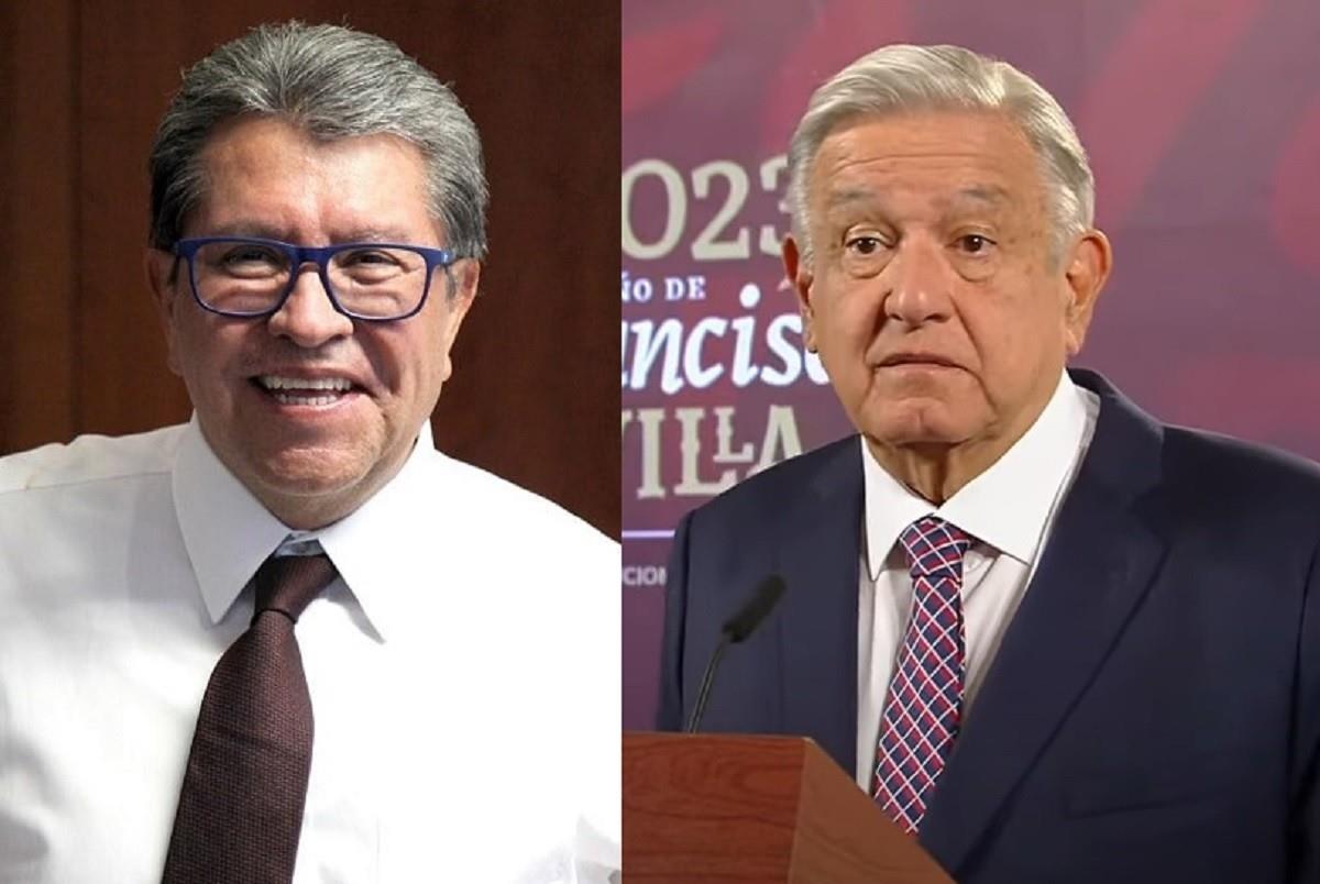 El presidente de México, Andrés Manuel López Obrador, reconoció que sí tiene algunas diferencias con Ricardo Monreal Avila, presidente de la Junta de Coordinación Política (JUCOPO)del Senado de la República. Foto: Facebook Ricardo Monreal A. / YouTube Andr
