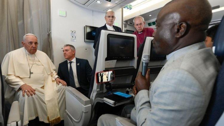 El papa Francisco pidió no  criminalizar a las personas con tendencias homosexuales. Foto. Vatican News