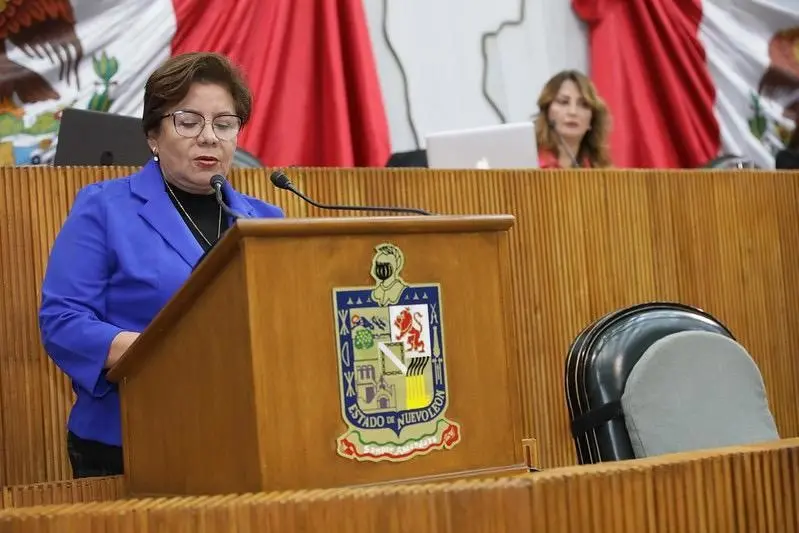 Elsa Escobedo, reiteró el llamado para que el Gobierno Federal en coordinación con el Gobierno del Estado de Nuevo León, implemente los mecanismos tales como centros de acopio. Foto: Armando Galicia.