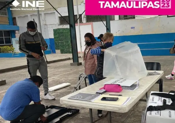 Aperturan más de 4 mil 700 de casillas para elección a senador en Tamaulipas