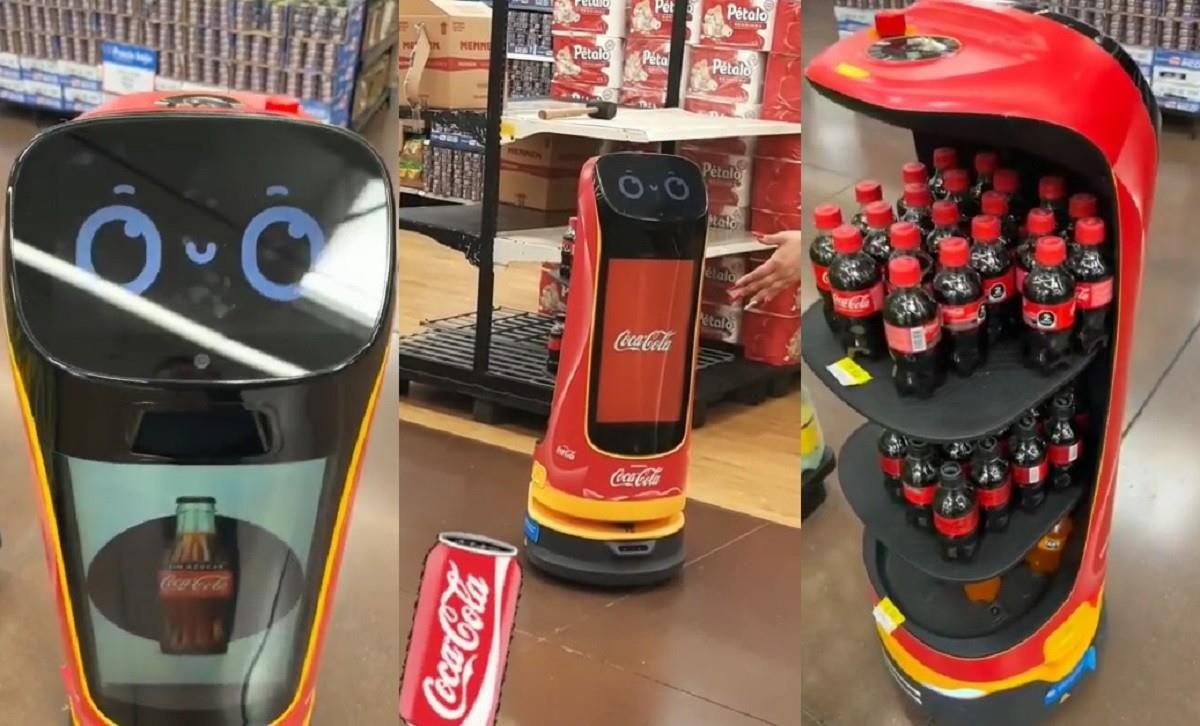 ¡Robots de Coca-Cola en Monterrey! ¿Ya los conoces?