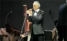 Ofrece Andrea Bocelli mágica velada en el Parque Fundidora