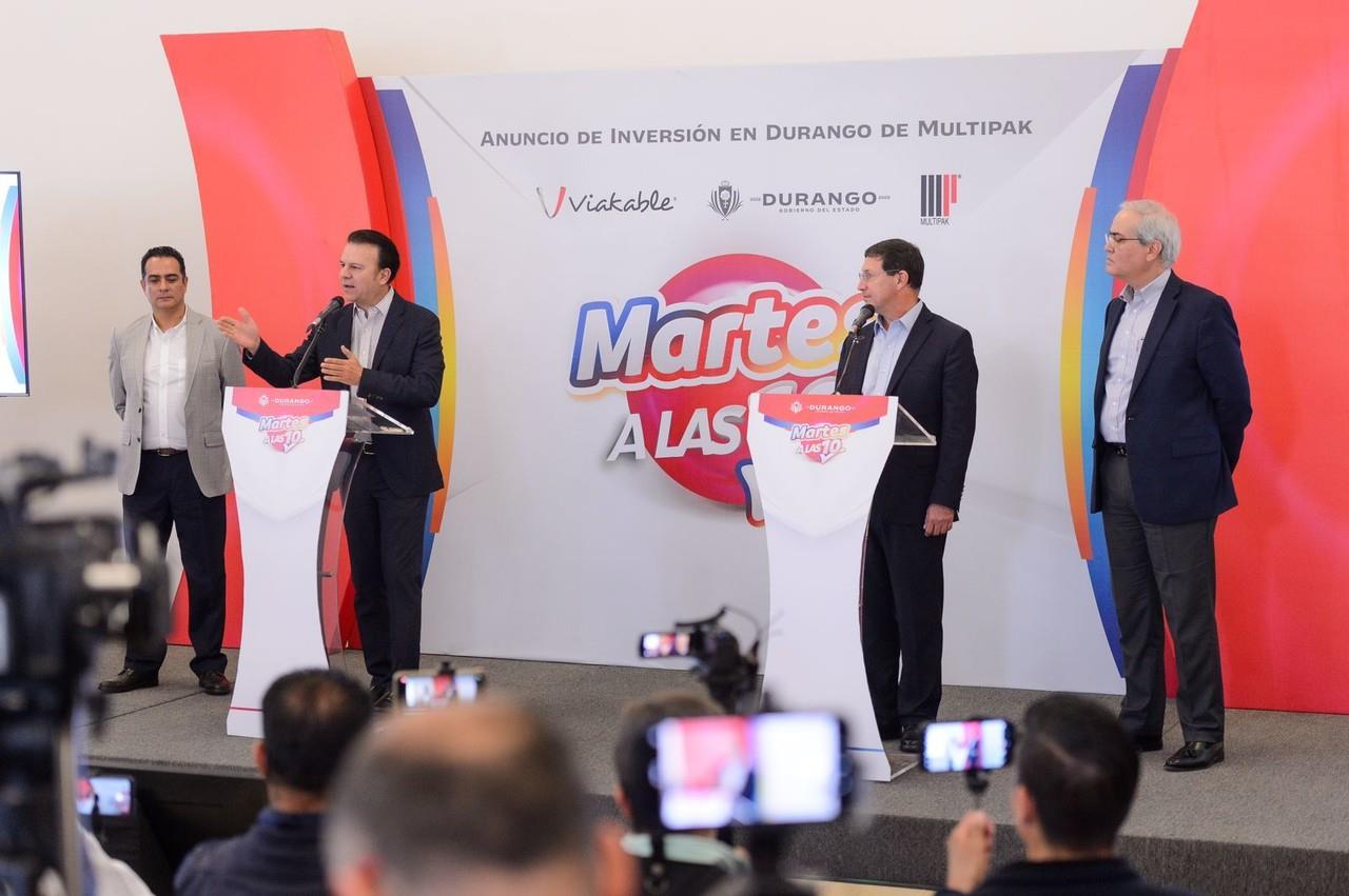 Esteban Villegas, gobernador de Durango destacó el apoyo del Gobierno Federal para salir del color rojo. Foto: Twitter @EVillegasV