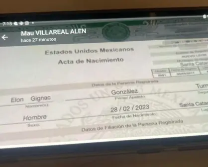 ¿Existe ya un bebé llamado Elon Gignac?