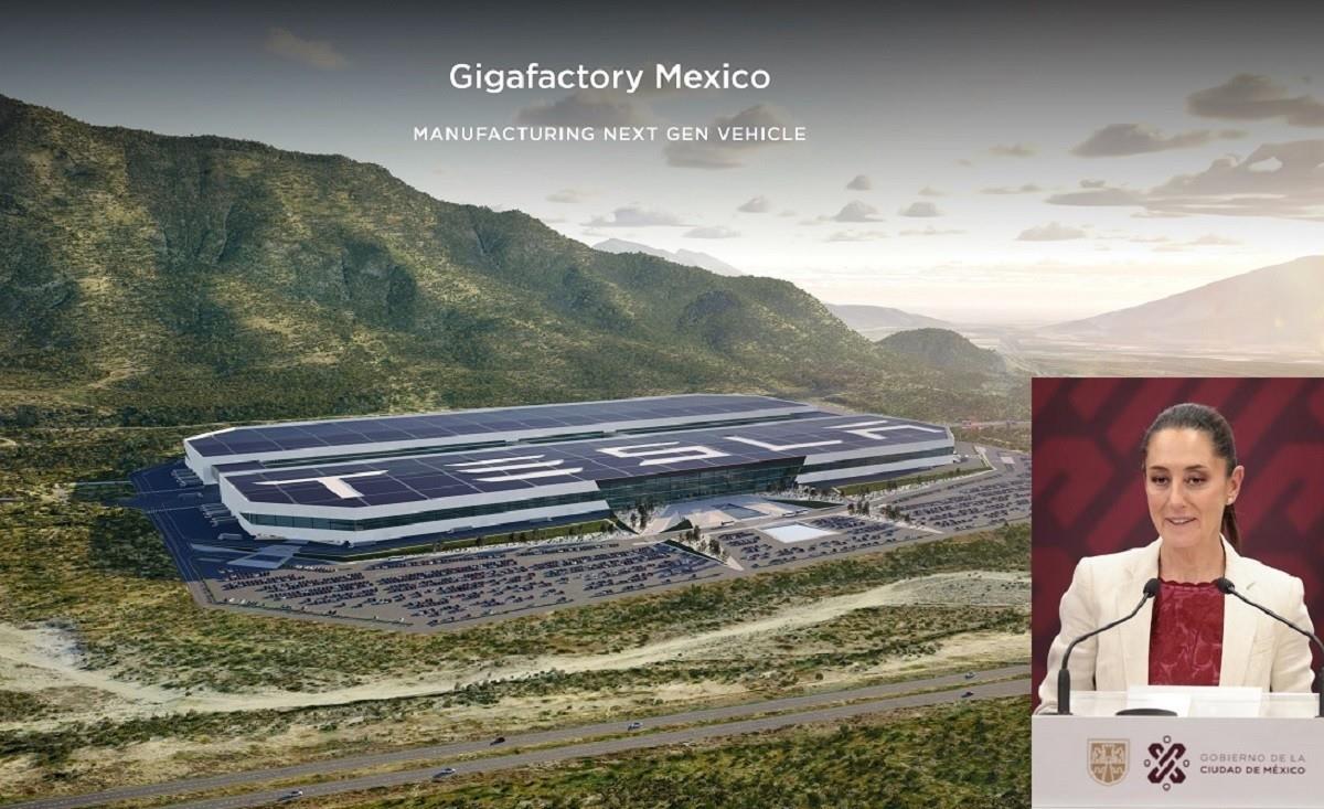 La jefa de Gobierno de la Ciudad de México, Claudia Sheinbaum Pardo, asegura que la instalación de la Gigafactory de Tesla en Nuevo León es un logro más de AMLO. Foto: Facebook Claudia Sheinbaum / Twitter @Claudiashein