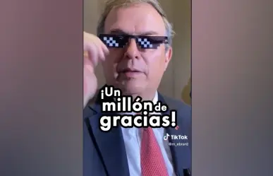 Canciller Marcelo Ebrard llega al millón de seguidores en TikTok