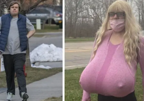 Suspenden a maestra trans que utiliza enormes prótesis