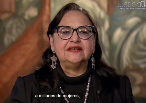 Reconoce presidenta de la Suprema Corte deuda del poder judicial con mujeres