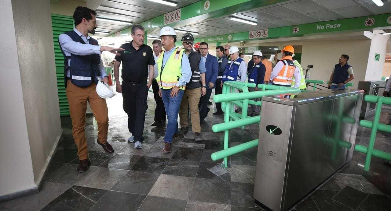 Reanudará operaciones la estación Niños Héroes de la línea 2 del Metro