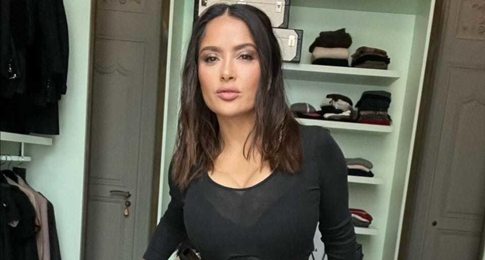 Salma Hayek será presentadora esta noche en los Premios Óscar. Foto: Instagram