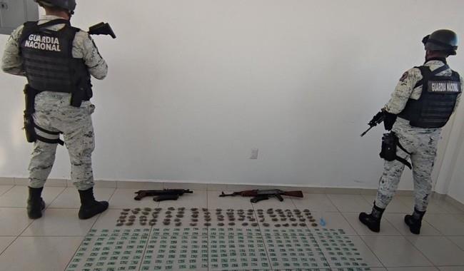 Asegura Guardia Nacional 400 dosis de droga en Sonora