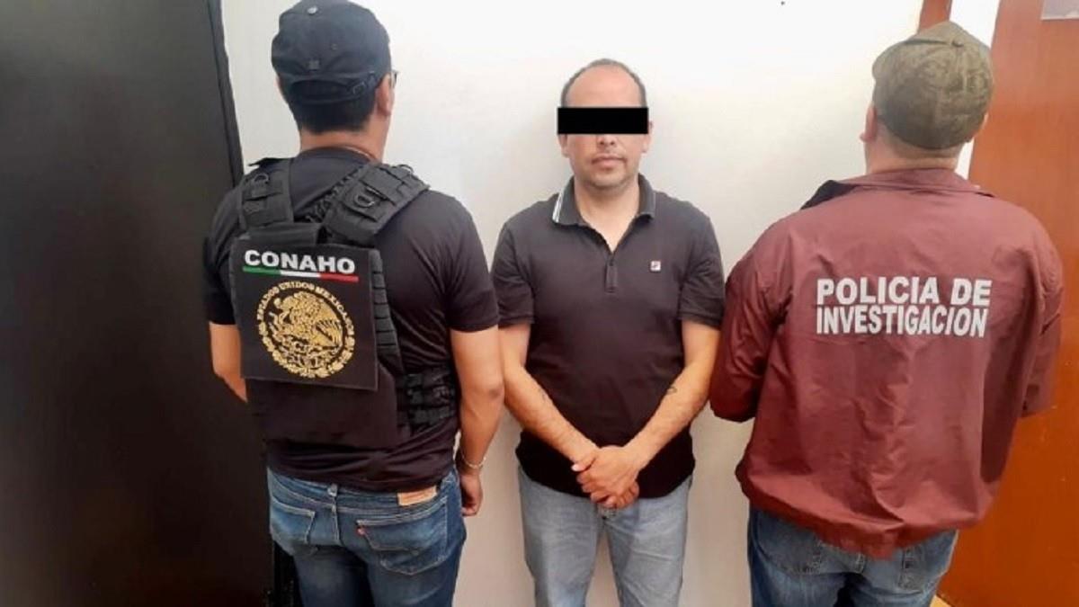 Marco Antonio “N”, de 47 años, fue detenido por el delito de abuso sexual en Toluca, Estado de México. Foto: sspc.gob.mx
