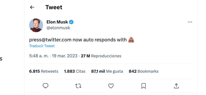 Responderá Twitter con emoji de caca correos de prensa