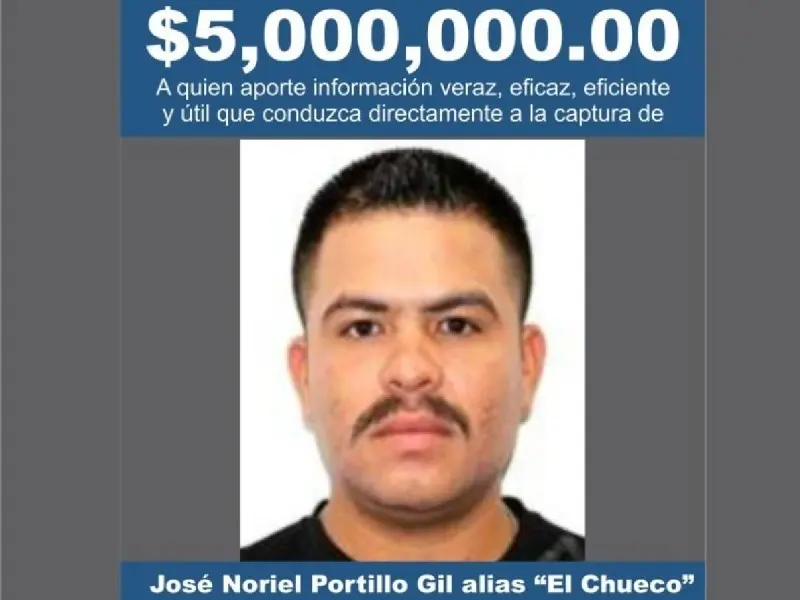 Desde junio “El Chueco” era perseguido por autoridades federales y de Chihuahua para detenerlo. Foto: Twitter @Fiscalia_Chih
