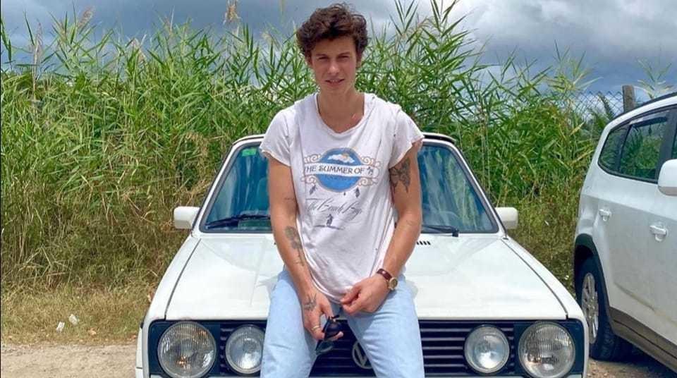 Shawn Mendes compartió imágenes de cómo quedó por el fuerte sol. Foto: Instagram