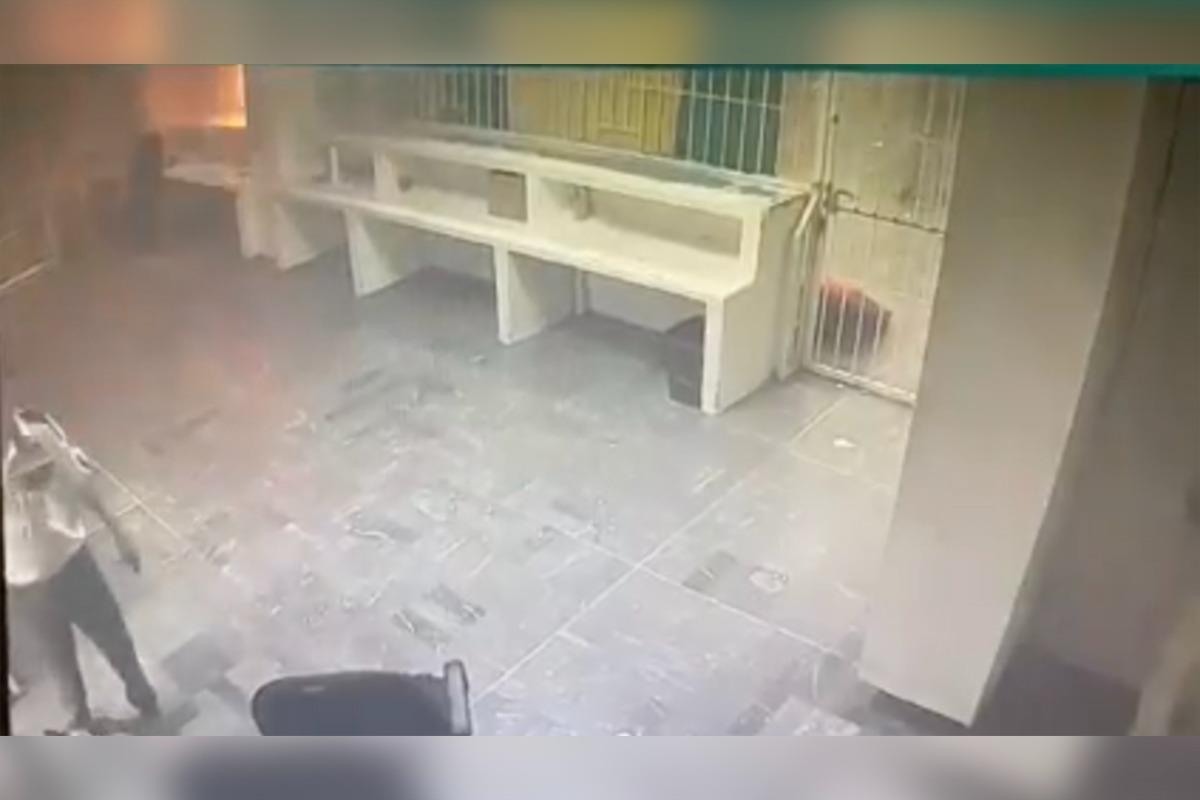 ¡Huye INM! Difunden video de incendio donde murieron 40 migrantes