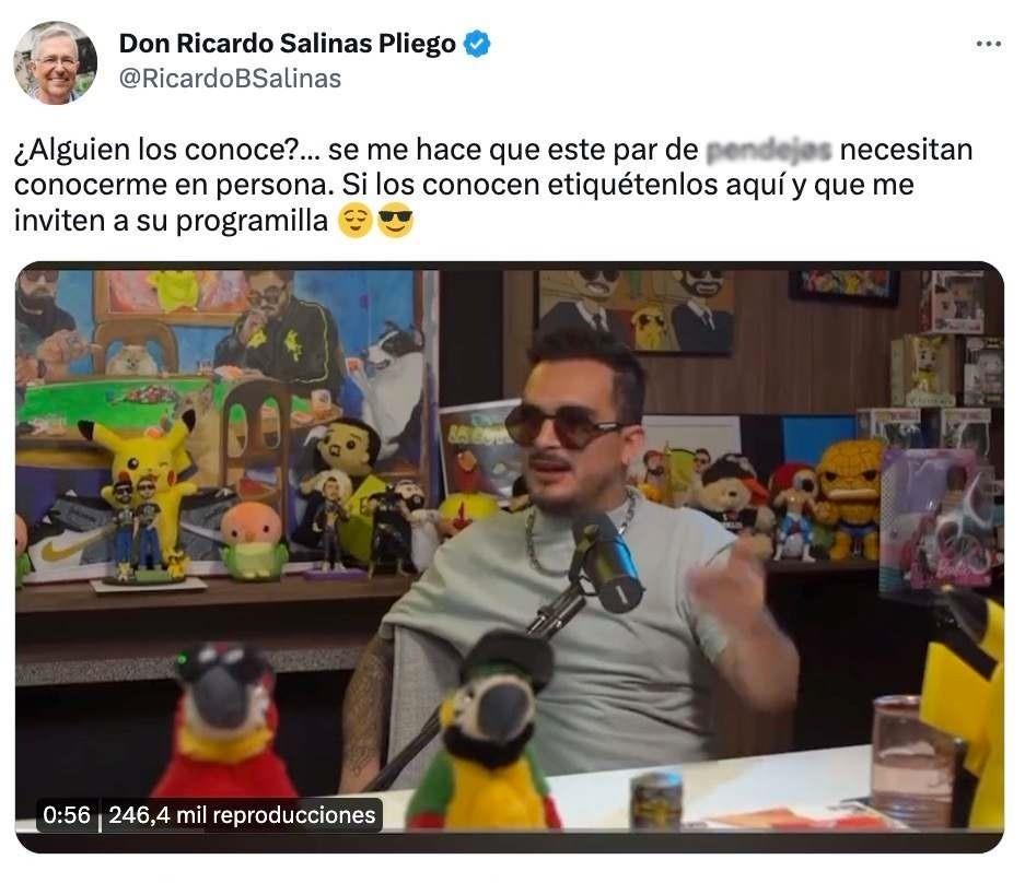 El empresario cuestionó el trabajo que hacen los comediantes para ganar dinero. Foto: TVNotas