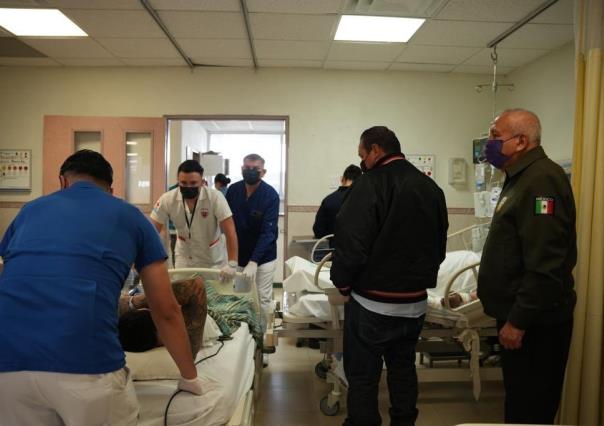 Reporta INM a 17 migrantes graves tras incendio en Ciudad Juárez