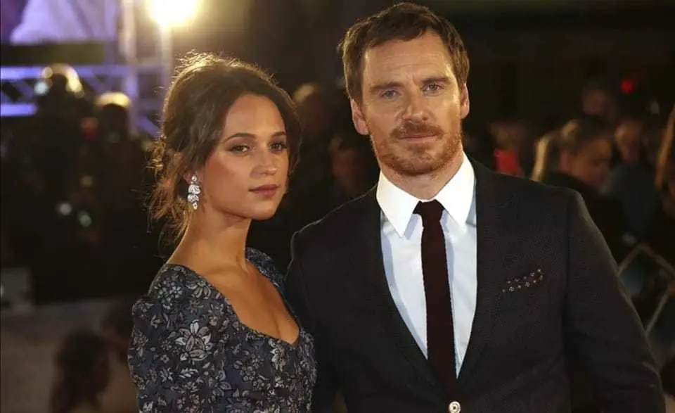 Alicia Vikander y Michael Fassbender llevan casados desde el 2017