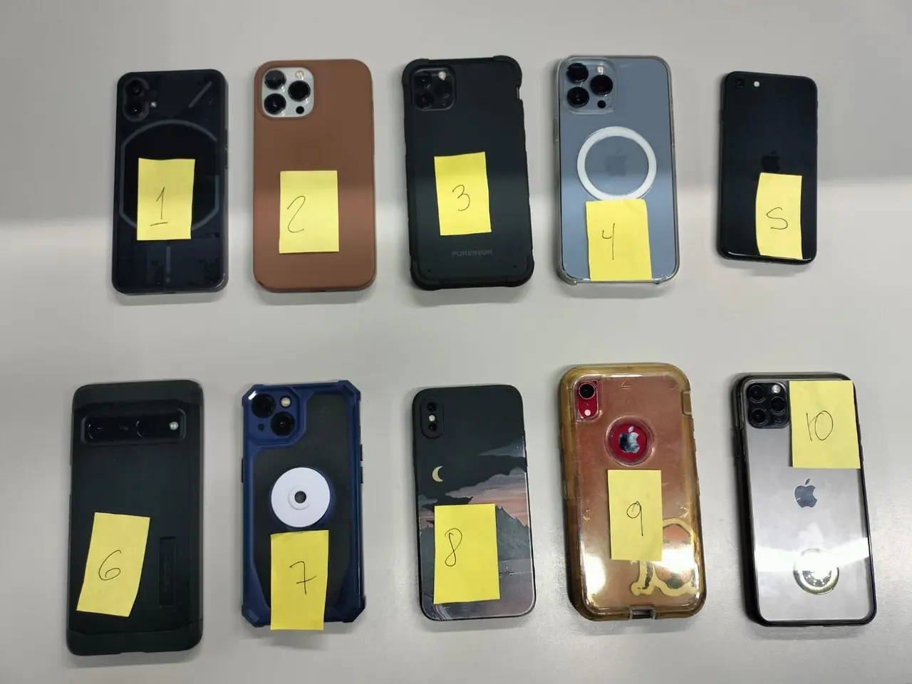 Capturan a 3 personas con 53 celulares robados en Pal Norte