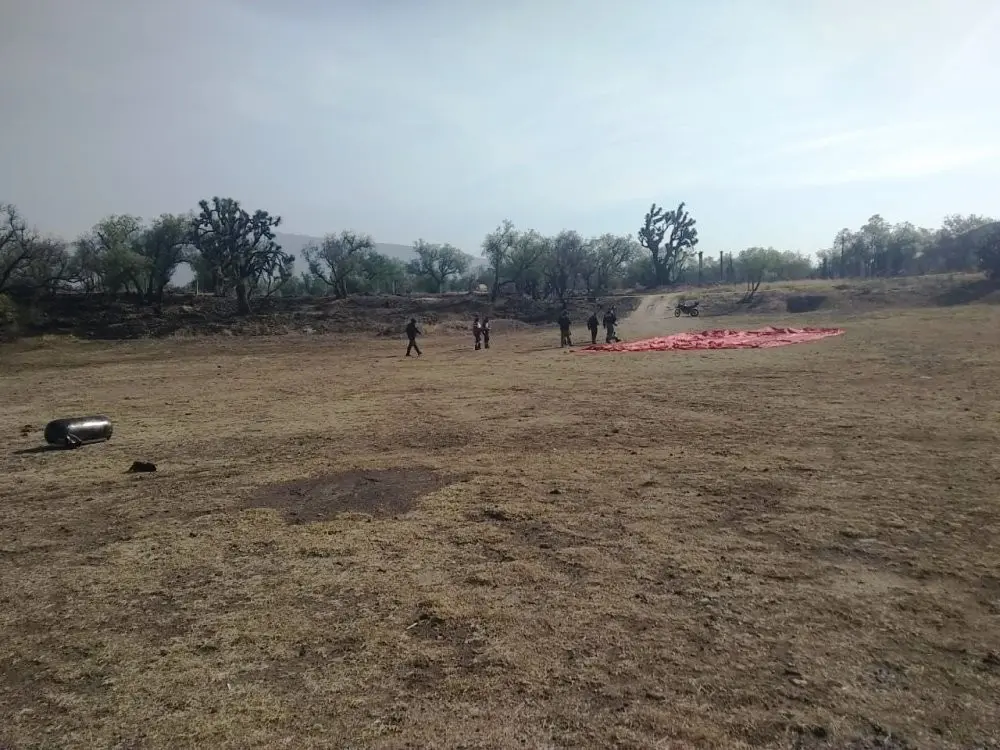 Globo incendiado en Teotihuacán pertenecía a empresa clandestina, según FEGAT