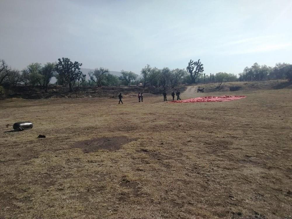 Globo que se incendió no cumplía con normas de las autoridades aeronáuticas. Foto. Twitter