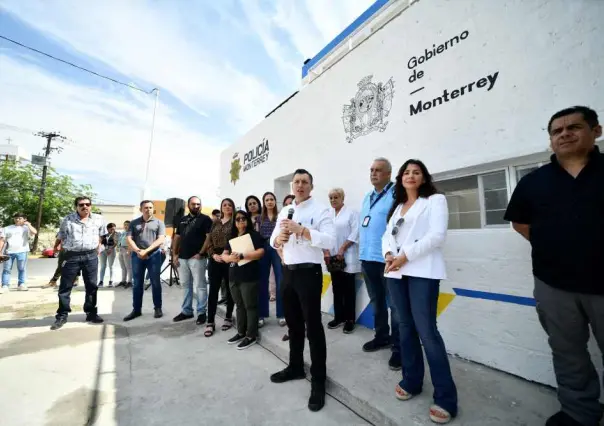 Luis Donaldo Colosio inaugura caseta de seguridad en Monterrey