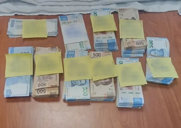 Detienen a mujer con 400 mil pesos en el Aeropuerto Internacional de Monterrey