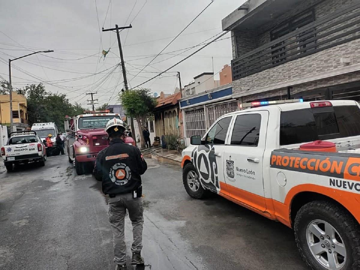 Se incendia vivienda en Escobedo