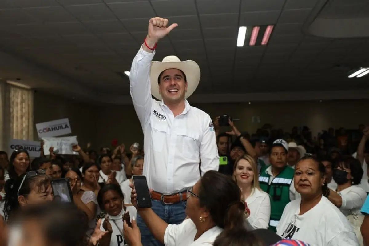 El candidato de la Alianza Ciudadana por la Seguridad a la gubernatura de Coahuila, Manolo Jiménez, anunció que la Prevención, Proximidad, Inteligencia y Fuerza, serán sus estrategias para blindar la entidad. Foto: Facebook Manolo Jiménez Salinas