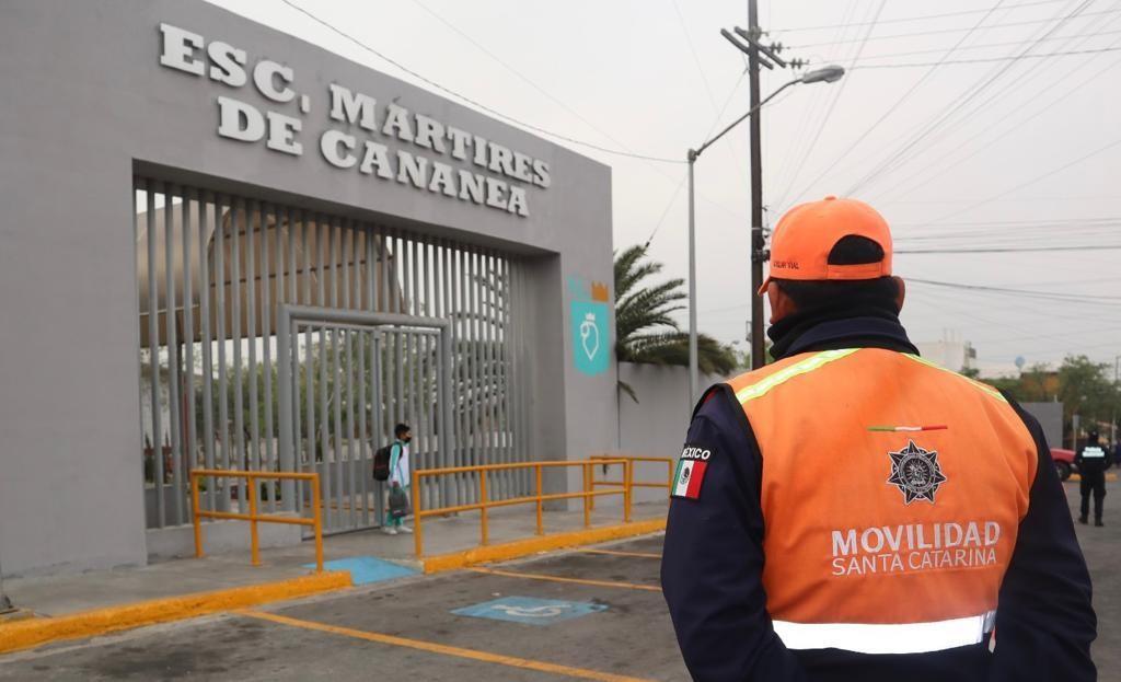 Se llevará a cabo un operativo vial ante el regreso a clases el próximo lunes 17 de abril de 2023 en el municipio de Santa Catarina, Nuevo León. Foto: Gobierno de Santa Catarina