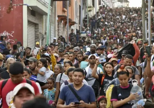 Tres mil migrantes inician caravana desde Tapachula, Chiapas a Ciudad de México