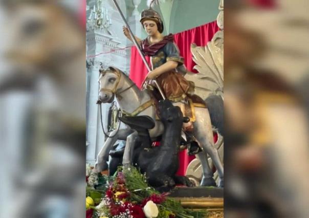 Celebran a San Jorge Bendito, santo patrono de Durango