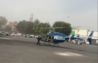 Trasladan en helicóptero a paciente con problemas cardiacos a Iztapalapa