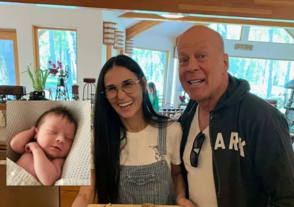 Bruce Willis y Demi Moore lucen orgullosos el título de abuelos