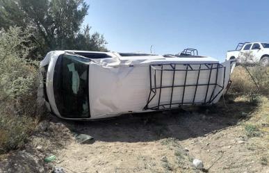 Fuerte accidente en carretera Durango- Parral deja un muerto y 5 lesionados