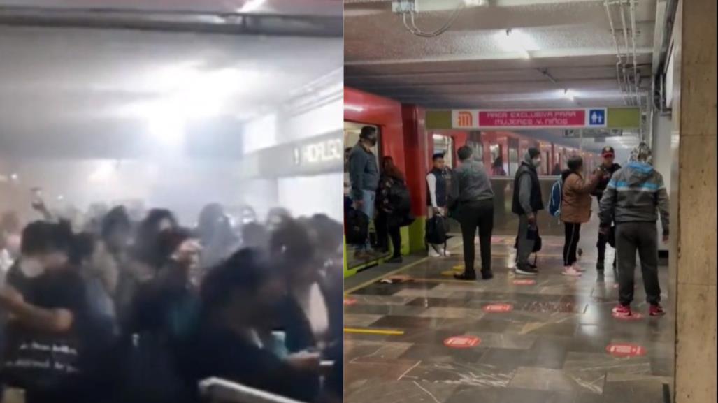 Falla en el Metro causa humo en la estación Juárez de la Línea 3