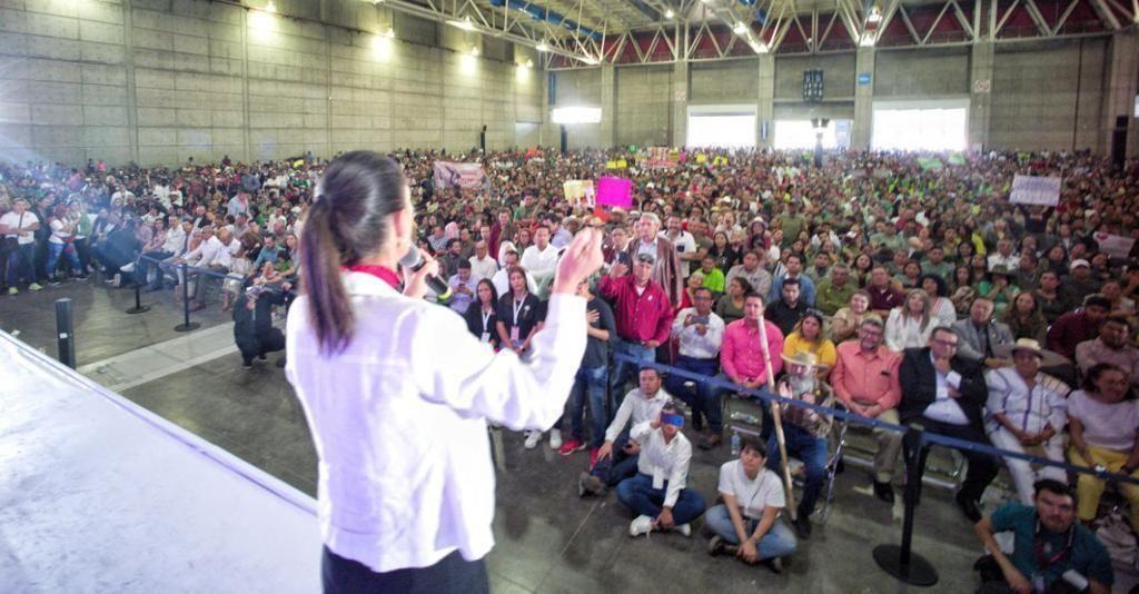 La Jefa de Gobierno celebró que, a pesar de que la entidad es señalada como un  “estado conservador”, en dicha se avance en espacios para las mujeres en la vida pública. Foto. Cortesía.