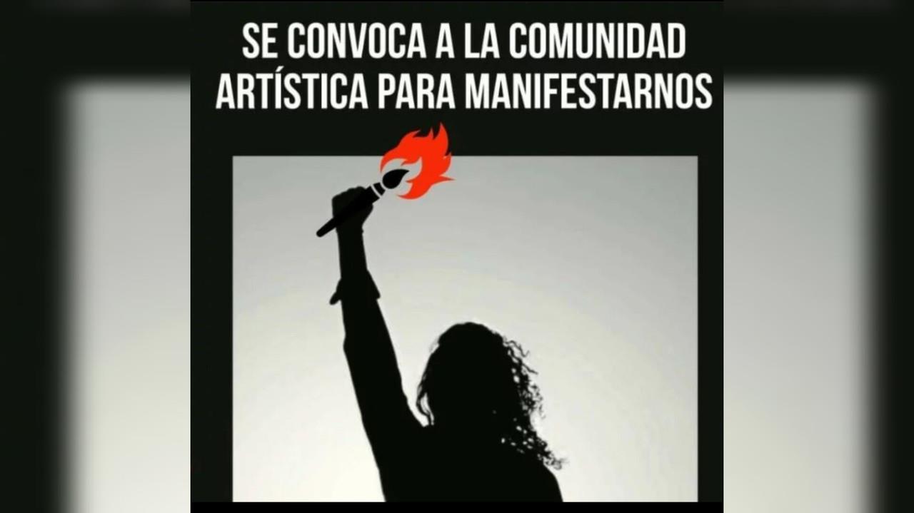 Artistas duranguenses convocan manifestación. Foto: Instagram/ salasilvestredurango.