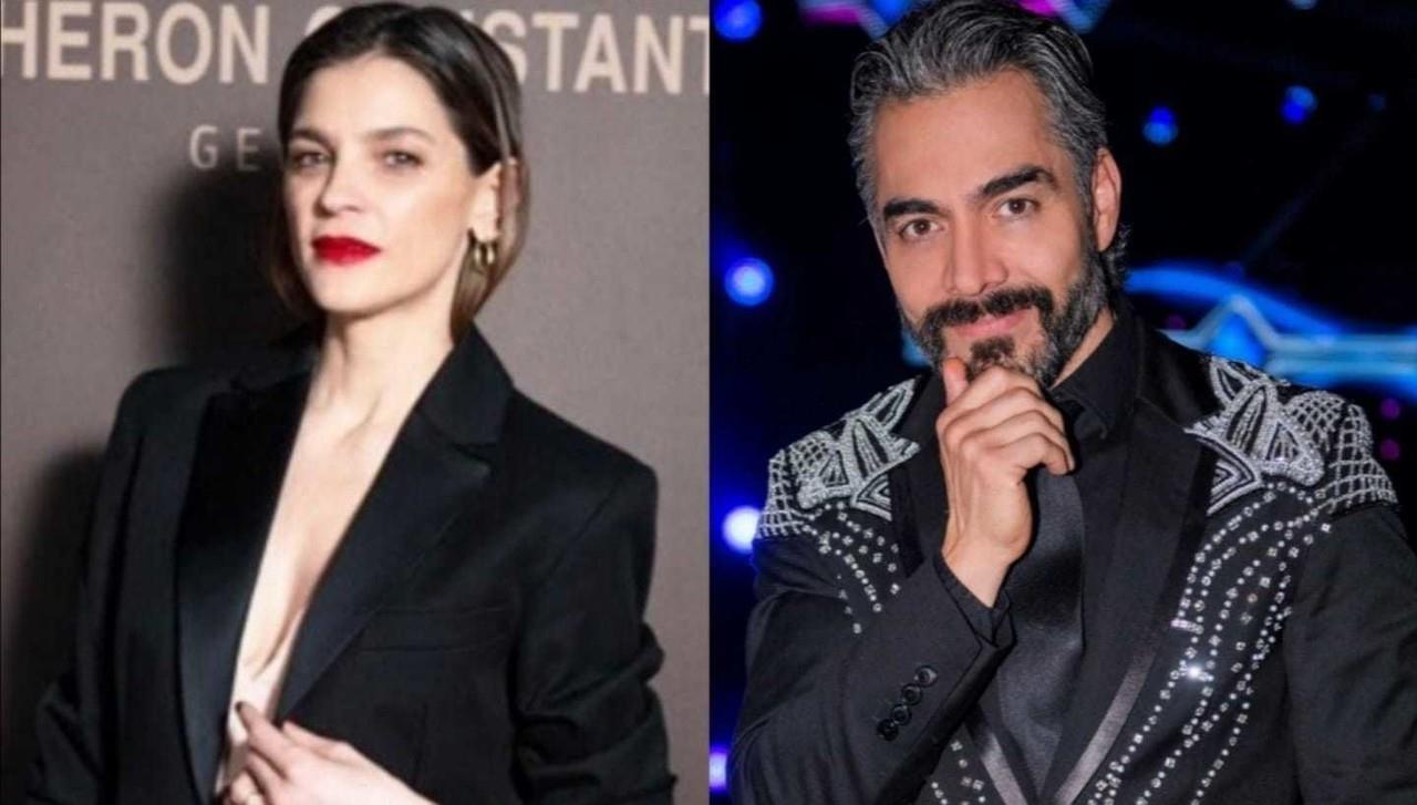 Irena Azuela y Omar Chaparro comparten escena en Las Viudas de los Jueves. Fotos: Instagram