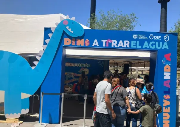 Dino a tirar el agua: Servicios de Agua y Drenaje en Nuevolandia