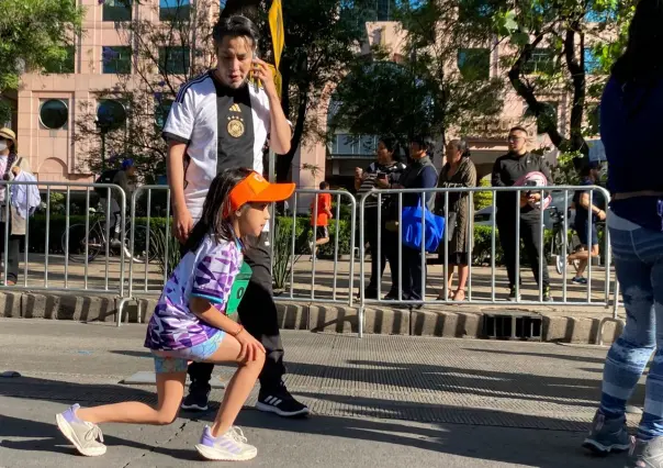 Corren por los niños y sus derechos en paseo de la reforma