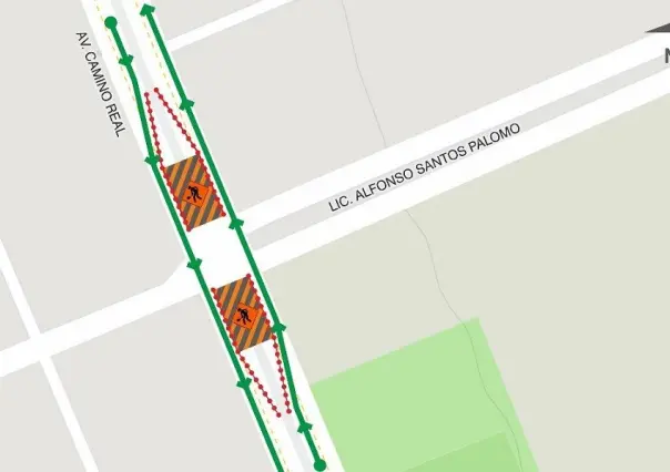 Realizarán trabajos de ampliación de camellón en la avenida Camino Real