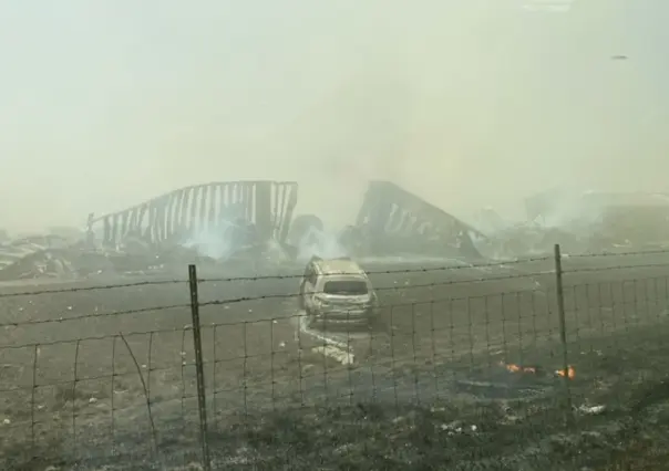 VIDEO: Tormenta de polvo deja 6 muertos y decenas de heridos en Illinois, EU