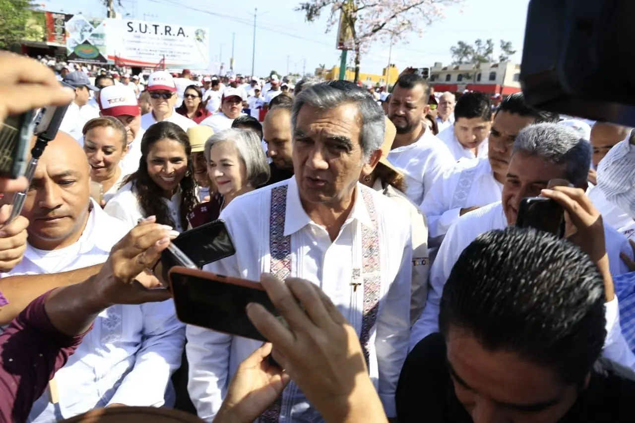 El gobernador Américo Villarreal Anaya. Foto: Pera Reséndez.