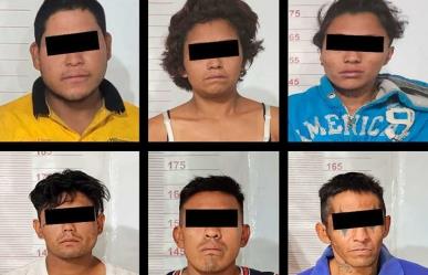 Detienen a 6 personas, los investigan por venta de droga en Chimalhuacám