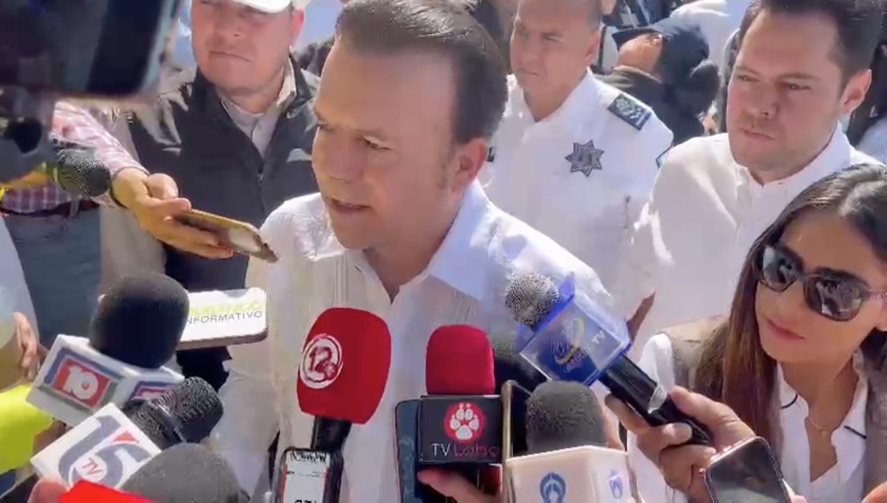 El mandatario estatal, mencionó que se tiene en la mira un proyecto de cine y algunas series. Foto: Captura de pantalla