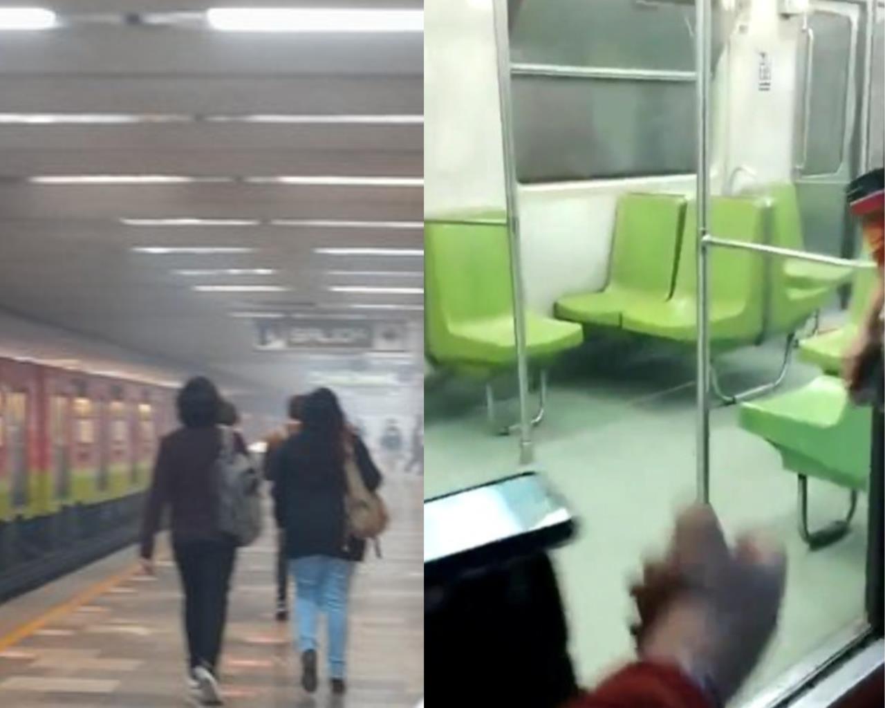 Fallas en el Metro de la CDMX. Foto: Captura de pantalla