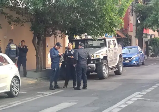 Asaltan camioneta transportadora de valores en la Miguel Hidalgo