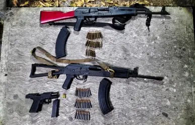 Detienen a cinco personas con armas largas en Pesquería